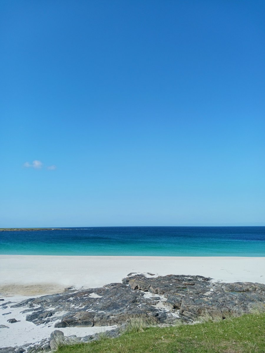 Beautiful day. 💜🌞💜 #IslandLife #OuterHebrides #IsleofBarra #Barradise