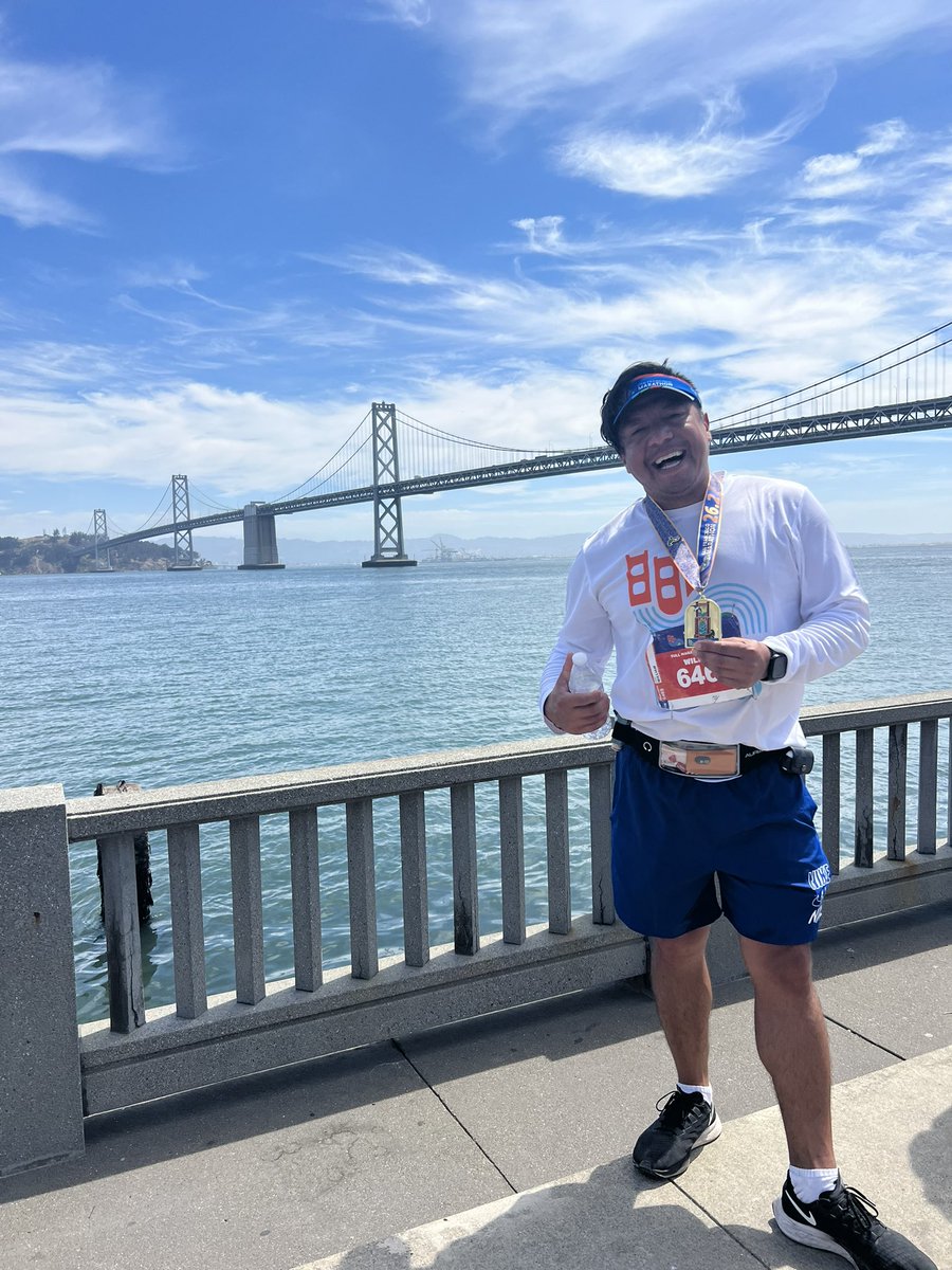 Willbluv's tweet photo. I just ran another marathon in SF 🏃‍♂️💨💪🏳️‍🌈 #sfmarathon2023 https://t.co/jFrVvNbPXN