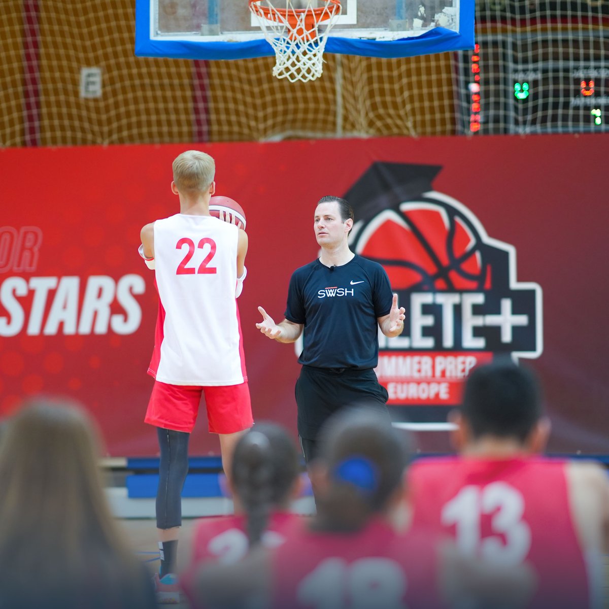 AthletePlusOrg's tweet photo. Two weeks of intense learning, friendship, and cultural immersion comes to an end at Athlete Plus Basketball Summer Prep in Veszprém, Hungary 🇭🇺. With athletes from 15 countries, our camp was a vibrant melting pot of cultures and basketball passion!🏀🌍 https://t.co/Oda9gspEVh