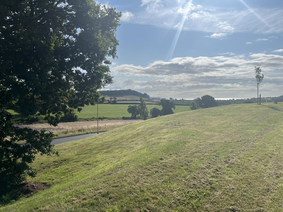 Getting my steps in whilst on-call at work. . . very lucky to have this view ☀️ @DPT_SecureCare <a href="/DPT_NHS/">Devon Partnership NHS Trust</a> #Langdon