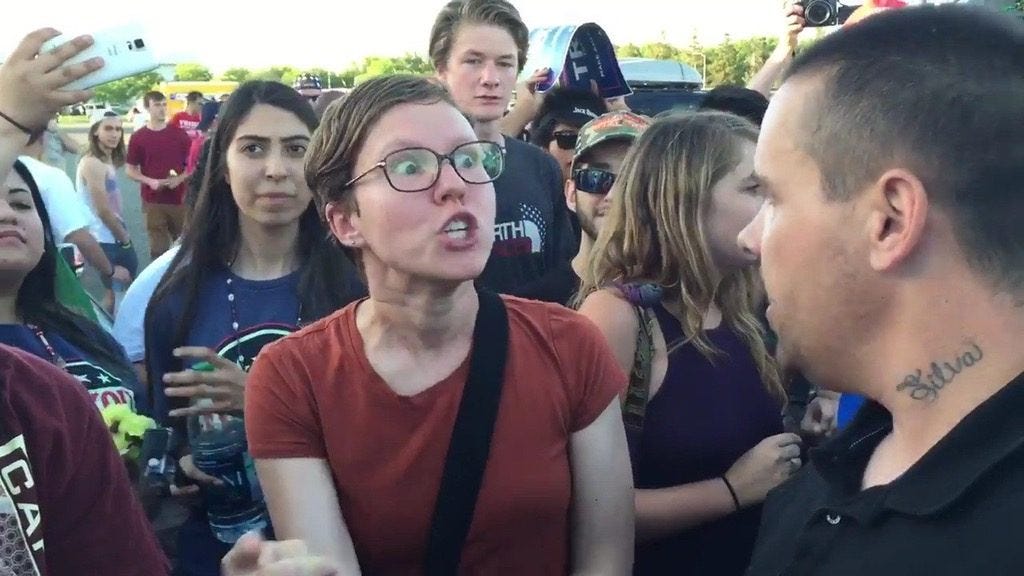 EndWokeness's tweet photo. Feminists in movies:       In real life: https://t.co/FKnSnhGwvM