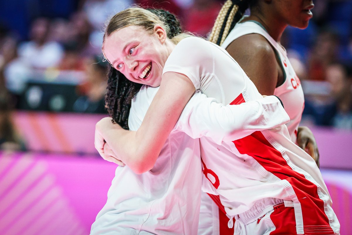 CanBball's tweet photo. A team for the ages. A win for the ages.

Canada is on the podium once again at the FIBA U19 Women's Basketball World Cup. https://t.co/F1j7OLG470