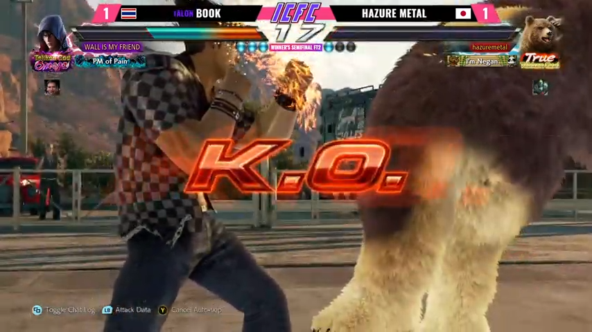 FatalFrameFGC's tweet photo. Tournament: ICFC TEKKEN ASIA SEASON 3 WEEK 9 (#TEKKEN7)

Player 1: 🏆 @booknopparut (Jin)

Player 2: 😭 @RYOtekken7GIGA (Kuma)

Game: 3, Round: 4

📺: https://t.co/1Ji2Ug2GXL https://t.co/NRJUV8Jq7y