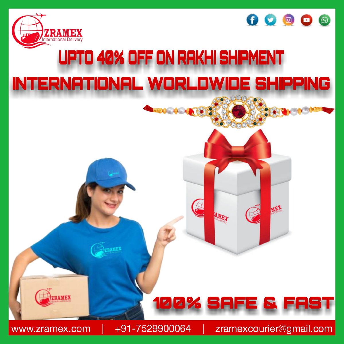 International Worldwide Shipping With Safe &amp; Fast..
Now Offer Start On Rakhi Shipment..So Why Wait Send Now🎁

Thanks
ZraMex International

#shipping <a href="/cargo/">cargo</a> <a href="/WorldwideShipp1/">Worldwide Shipping Center</a> <a href="/courierjournal/">Courier Journal</a> <a href="/postandcourier/">The Post and Courier</a> <a href="/couriermail/">The Courier-Mail</a> <a href="/courier/">courier</a> <a href="/CourierNewsroom/">COURIER</a>