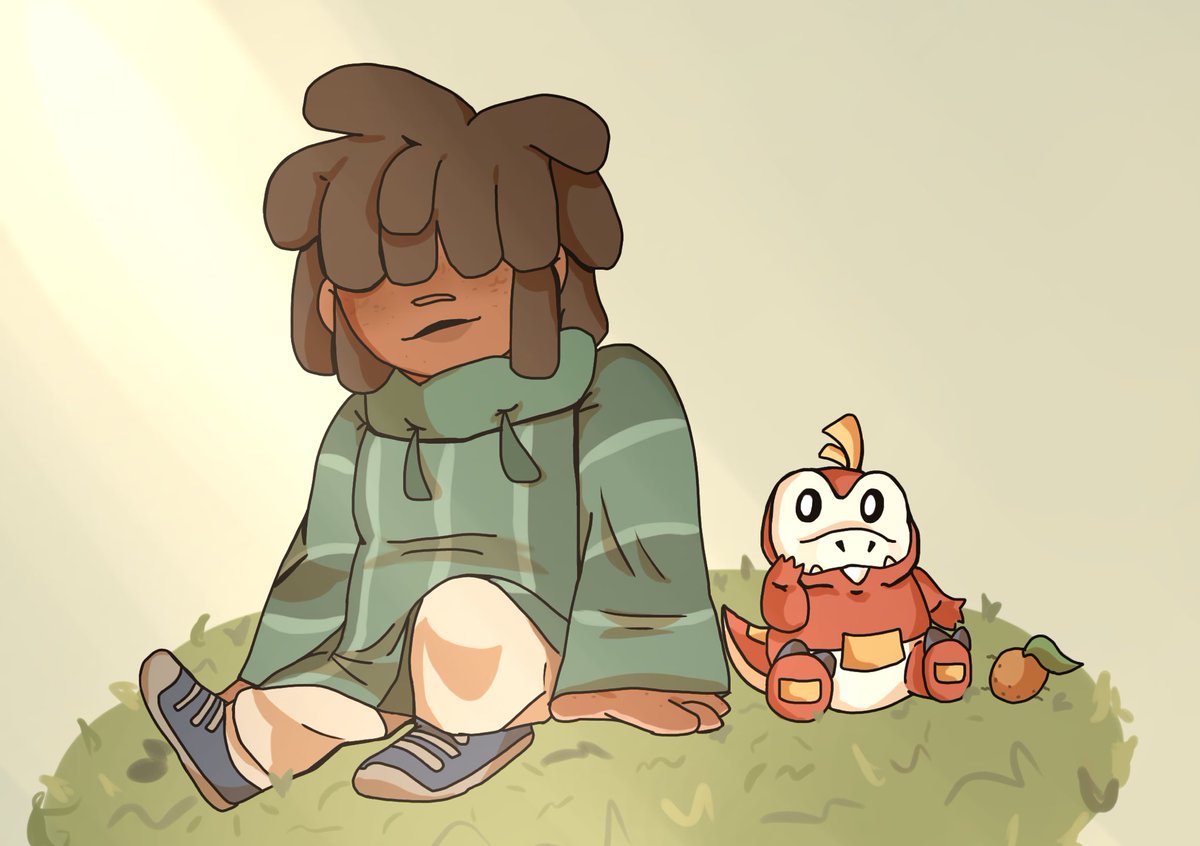 errorsaeran's tweet photo. When they’re voiced by the same person >>>>>> 
I thought Omar and Fuecoco would be cute :)
#craigofthecreek #pokemonscarletandviolet https://t.co/ZSZ3Qg0b7O