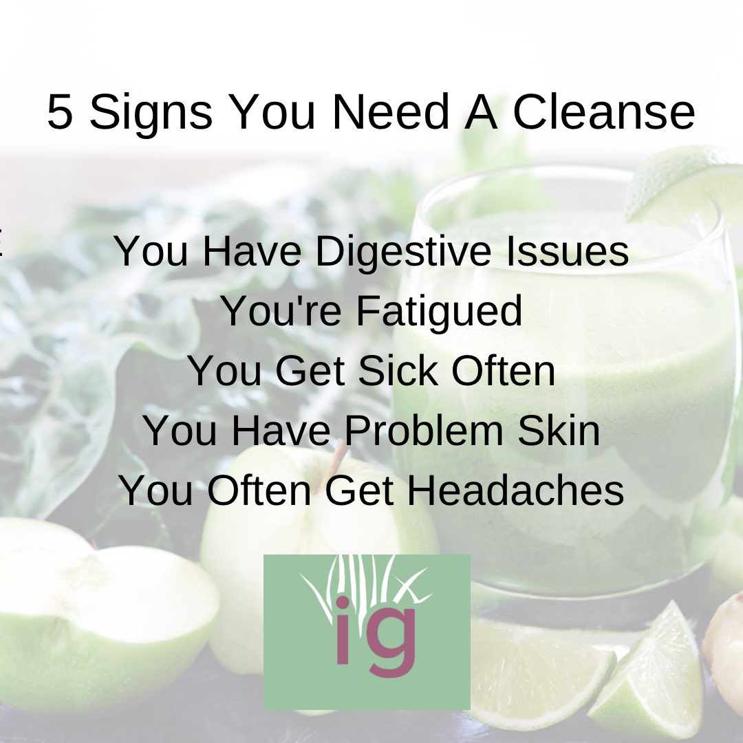 Is your body trying to tell you something? If you’re experiencing any of these 5 signs, it might be the perfect time for a revitalizing cleanse. #colonics #colonhydrotherapy #coloncleanse