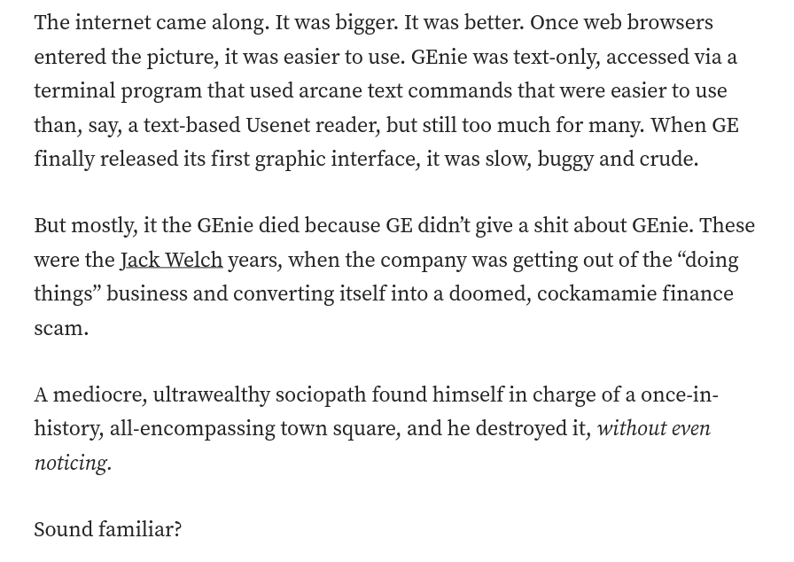 Cory Doctorow NO LONGER ON TWIT TER tweet media