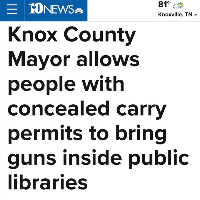 TorontoDog's tweet image. If you’re planning on bringing your guns to the library, please be considerate to those around you and equip your silencers 🙏