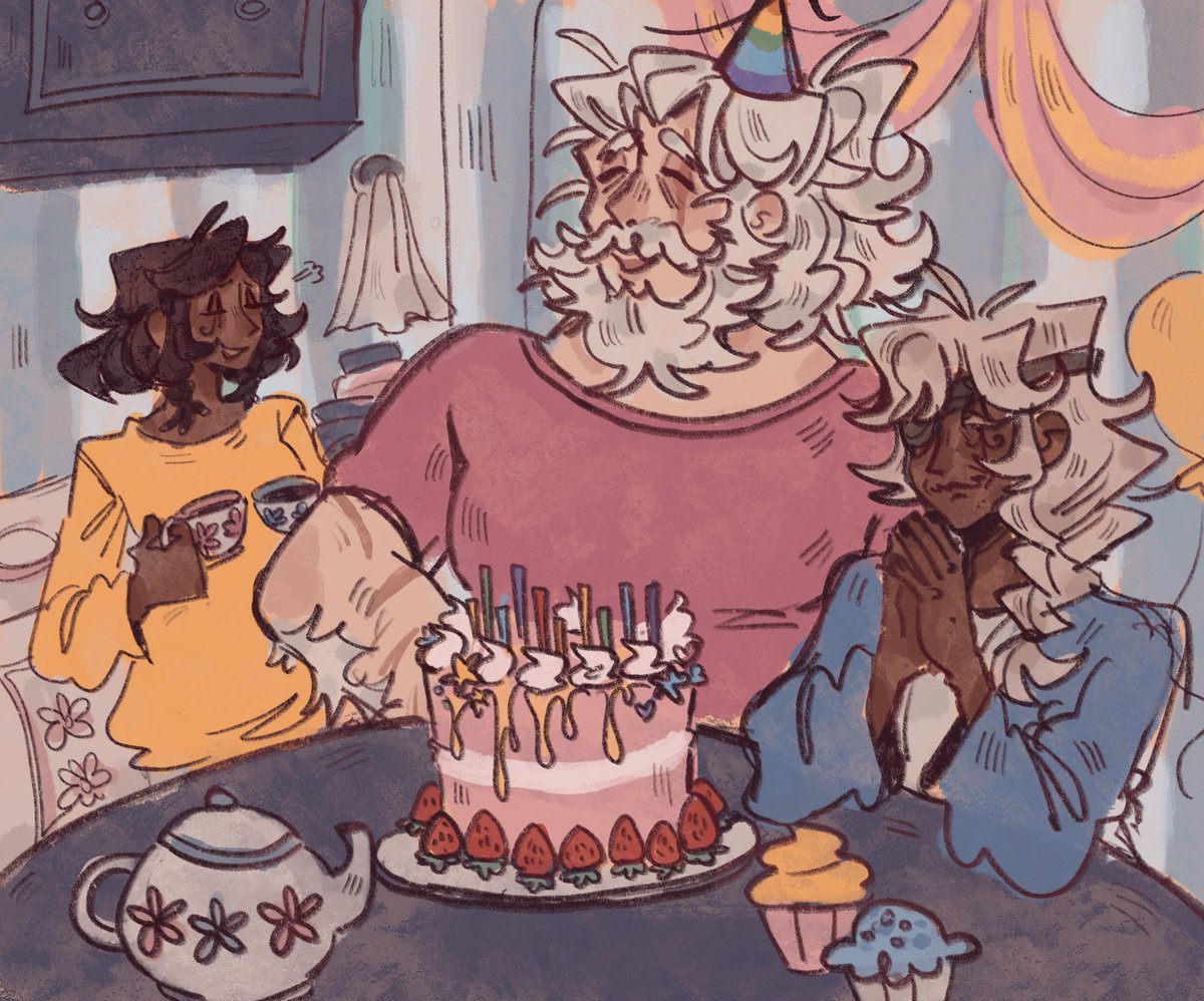 beelzebuggie's tweet image. i have not posted art on twitter for ages but the brainworms won't leave me so 👍 
#anaamari #reinhardt #anahardt #overwatch