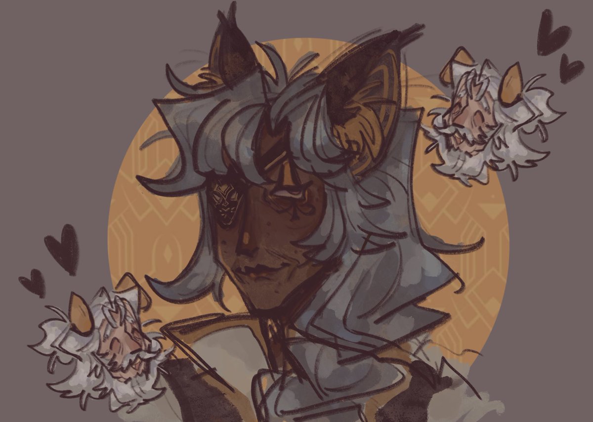 beelzebuggie's tweet image. i have not posted art on twitter for ages but the brainworms won't leave me so 👍 
#anaamari #reinhardt #anahardt #overwatch