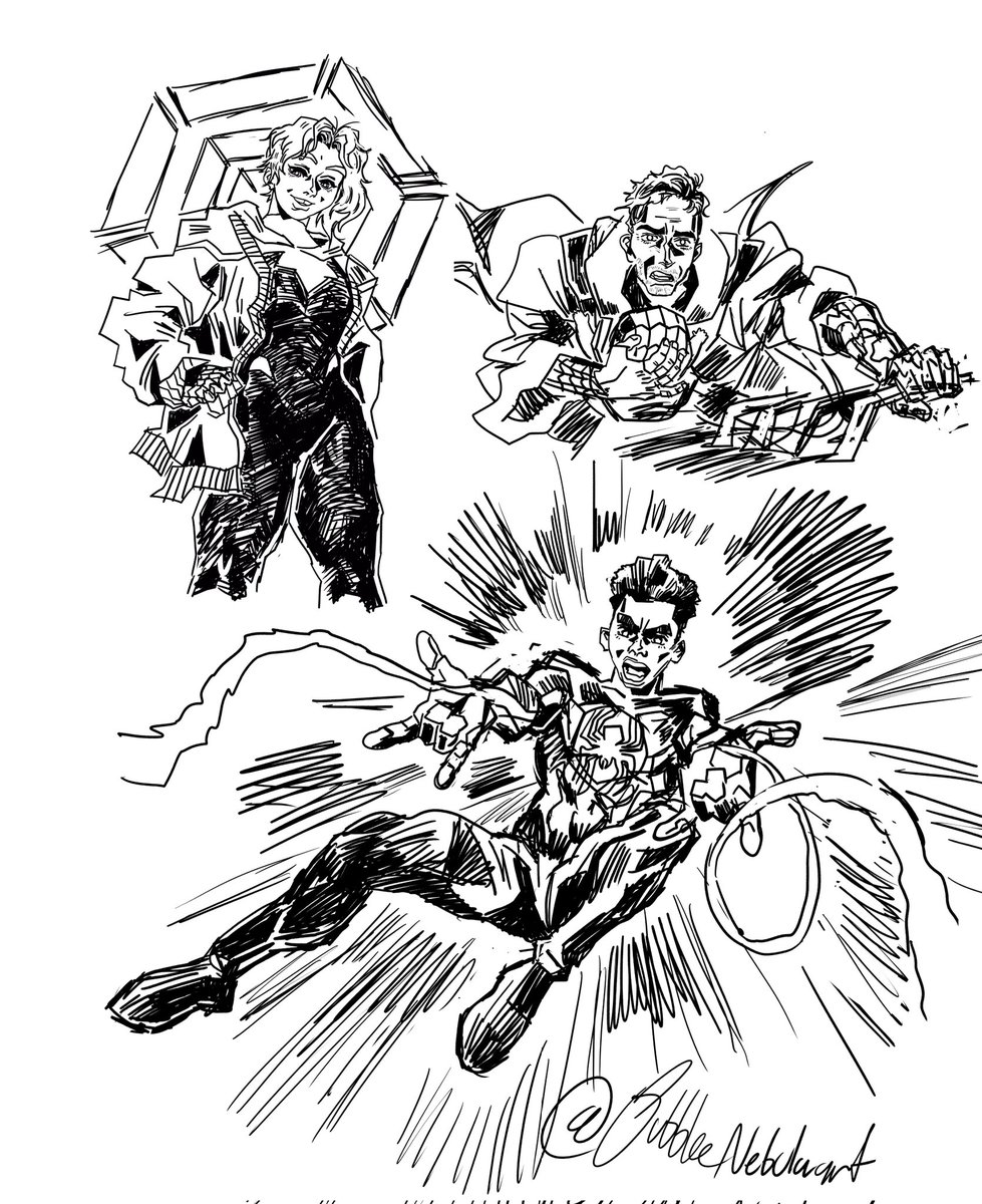 BubbleNebulaArt's tweet photo. Spiderverse sketchs🕷🕸

#SpiderVerse #SpiderManAcrossTheSpiderVerse #MilesMorales #fanart #martial #Spiderman #digitalart https://t.co/jCBMbxZIQ8