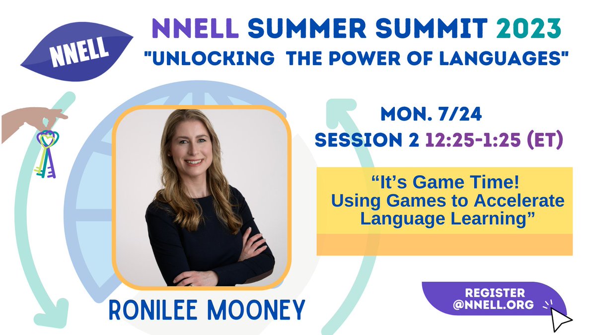 🎲 Language educators, let's have some fun! Join this interactive session to unlock the power of games for faster, meaningful learning! 🚀 Help students break barriers & boost academic language & conversations! 📝nnell.org #langchat