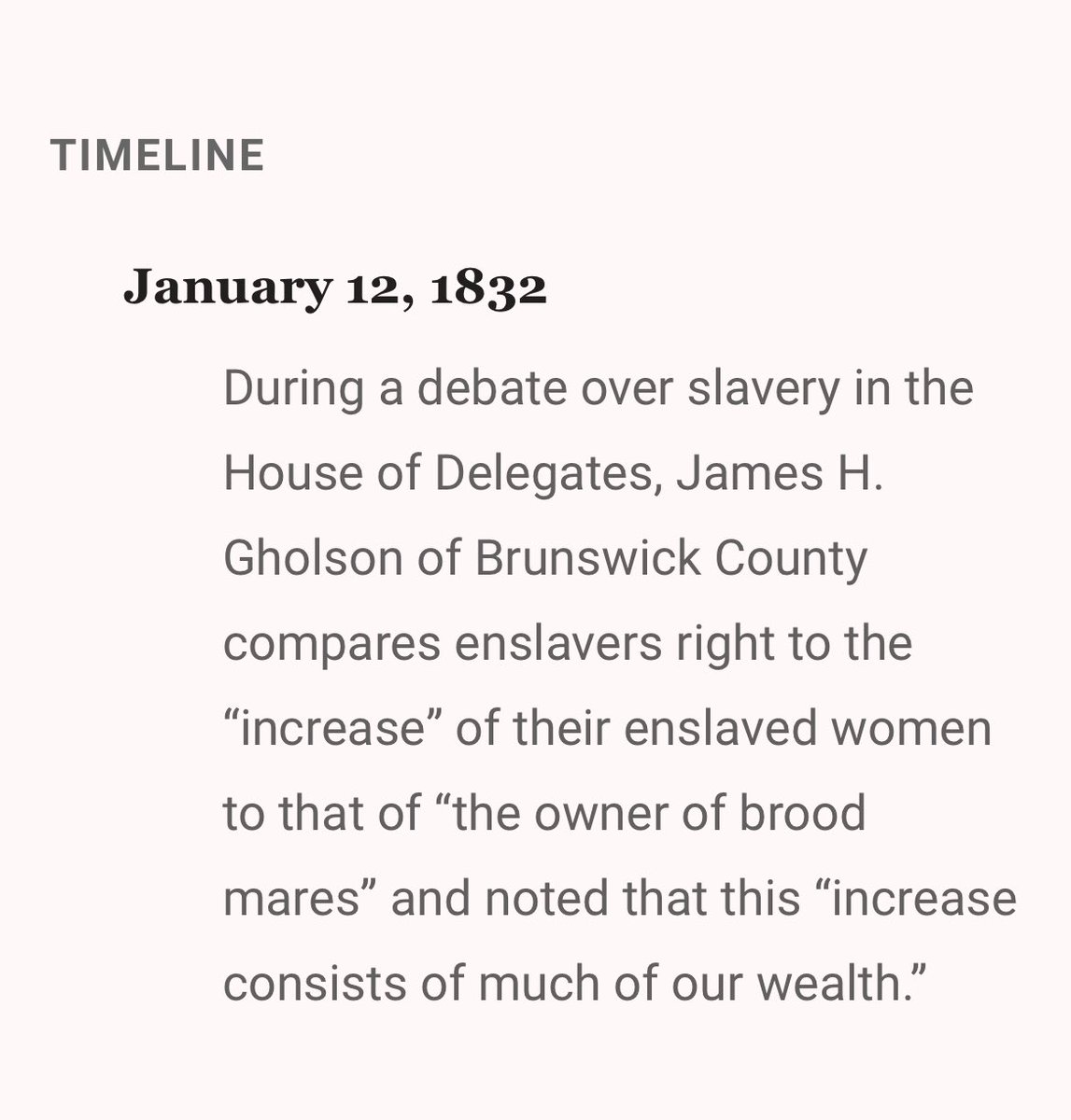 BlkPwrMagicHour's tweet photo. This tweet Ignores the mass rape and sexual violence perpetrated by slaveholders. during that time it was so ordinary it was like a casual political debate amongst the political class. Of all the crappy things we can highlight about Kamala Harris, this is disturbing and ignorant https://t.co/cubvmQNV8B