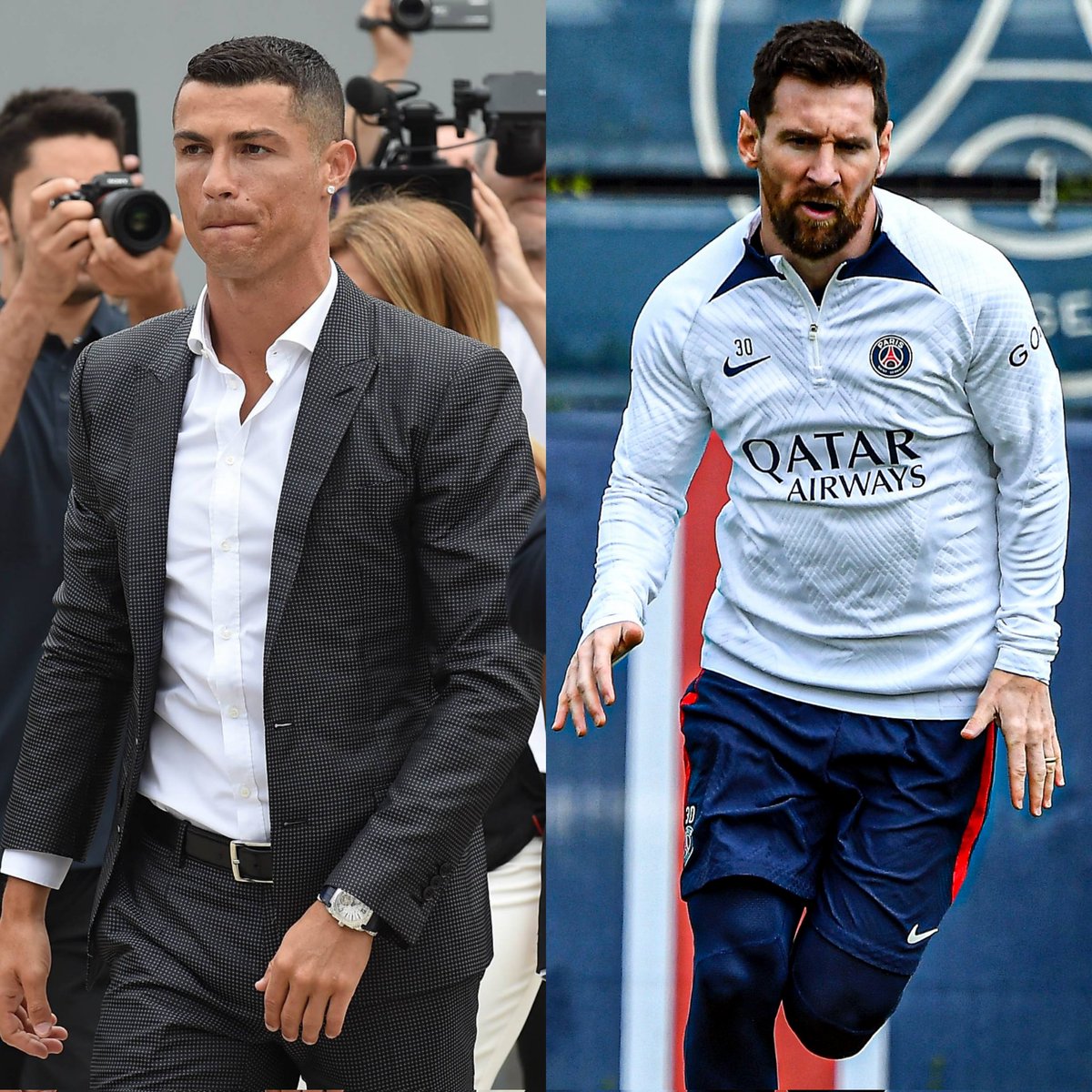 Imagine being Lionel Messi, so good at free kicks, dribbling, play-making goal scoring but still you’re not the best player of this generation because, you’re born in the Cristiano Ronaldo era. 😭😭😭