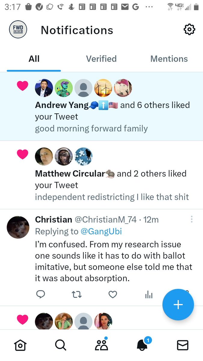 RT @GangUbi: Always a good day when Andrew yang shows up in my notifications https://t.co/LinhknoB0r