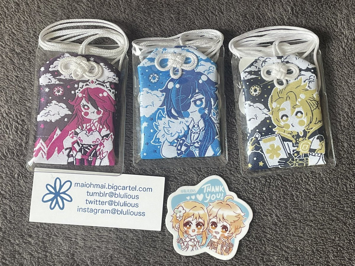 con haul + my new dolls + closeup of the omamori charms by @blulious !!