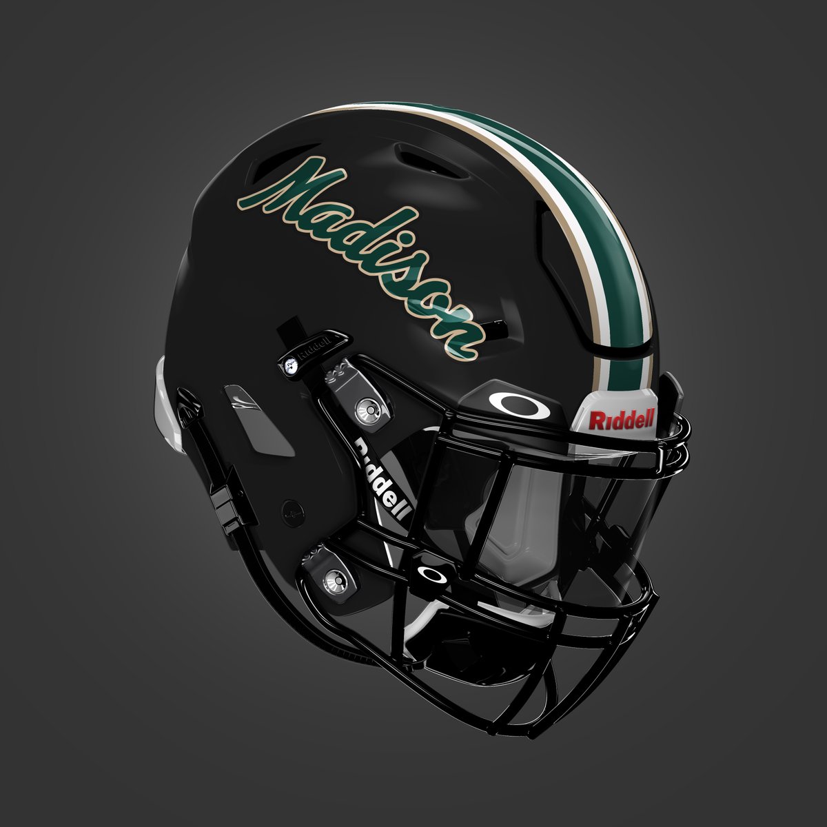 IL_FB_Project's tweet photo. 2023 Madison Trojans will take the field in this matte black beauty!

Forest green and Vegas gold looking 🔥

Huge thanks to @Madtowntrack for sharing!

#33Days https://t.co/HDYKDNNecm