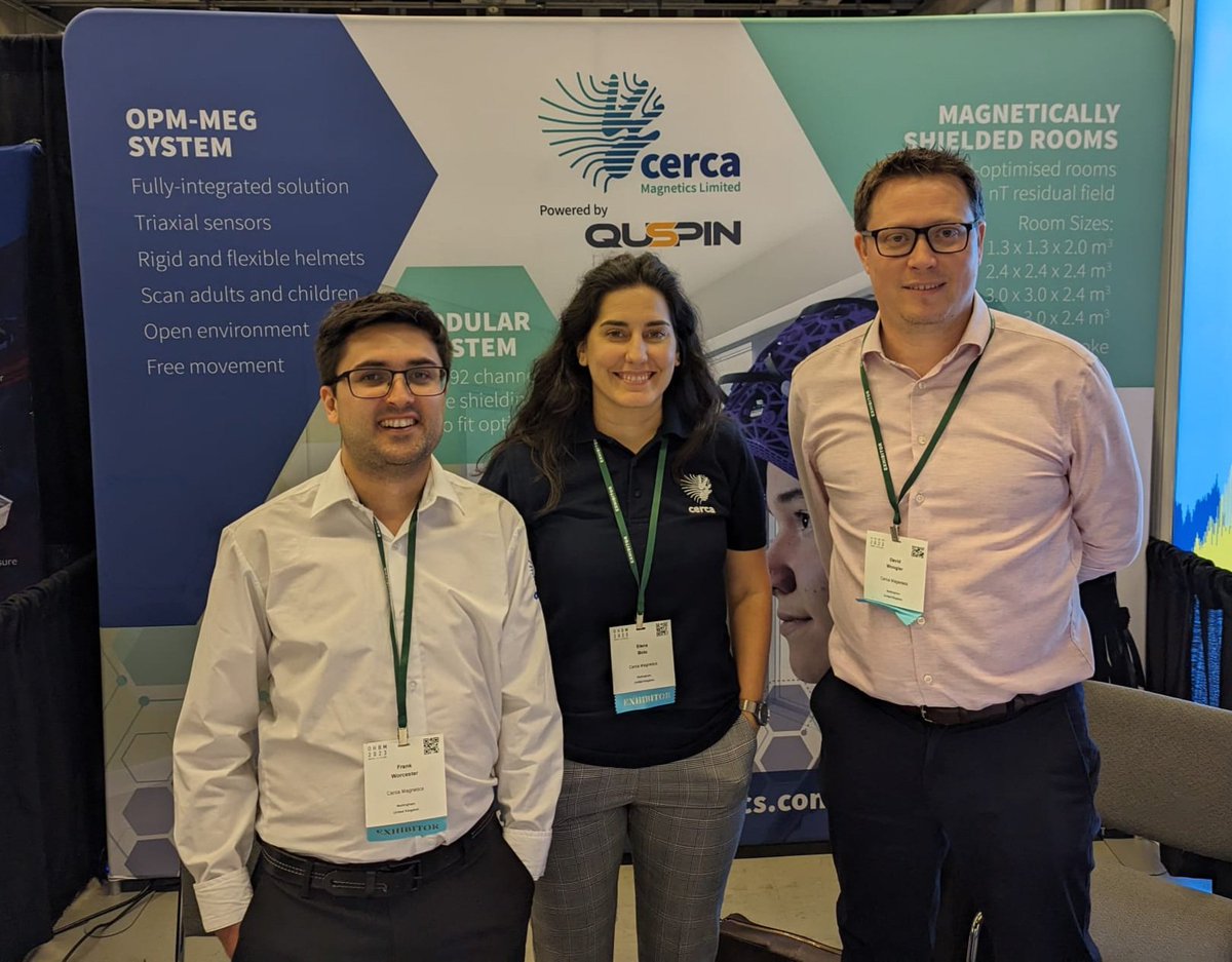 Come and meet the Cerca team at OHBM 2023 in Montréal, Canada. Learn more about OPM-MEG and the Cerca system at the Palais de congres de Montréal between July 22-26! #OHBM2023 @OHBM #OPMMEG #CercaMagnetics