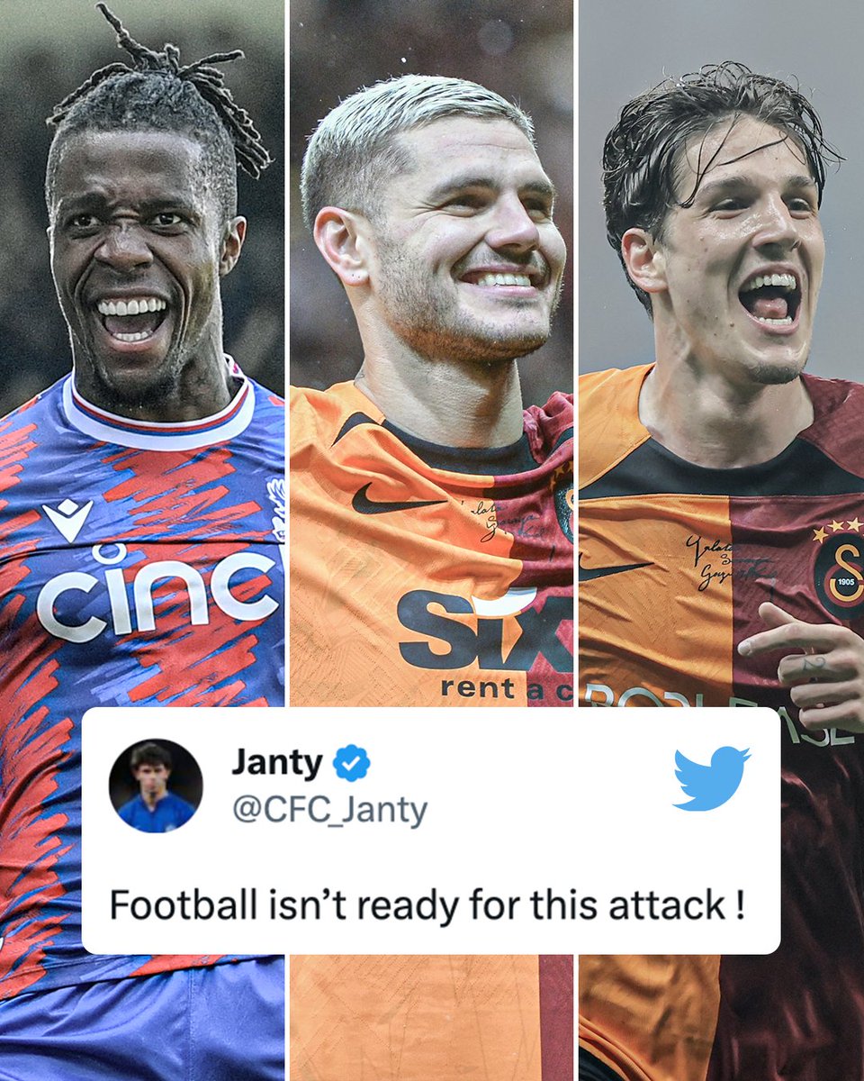 Galatasaray's new front three is going to be a problem 🔥🔥

(h/t <a href="/CFC_Janty/">Janty</a>)