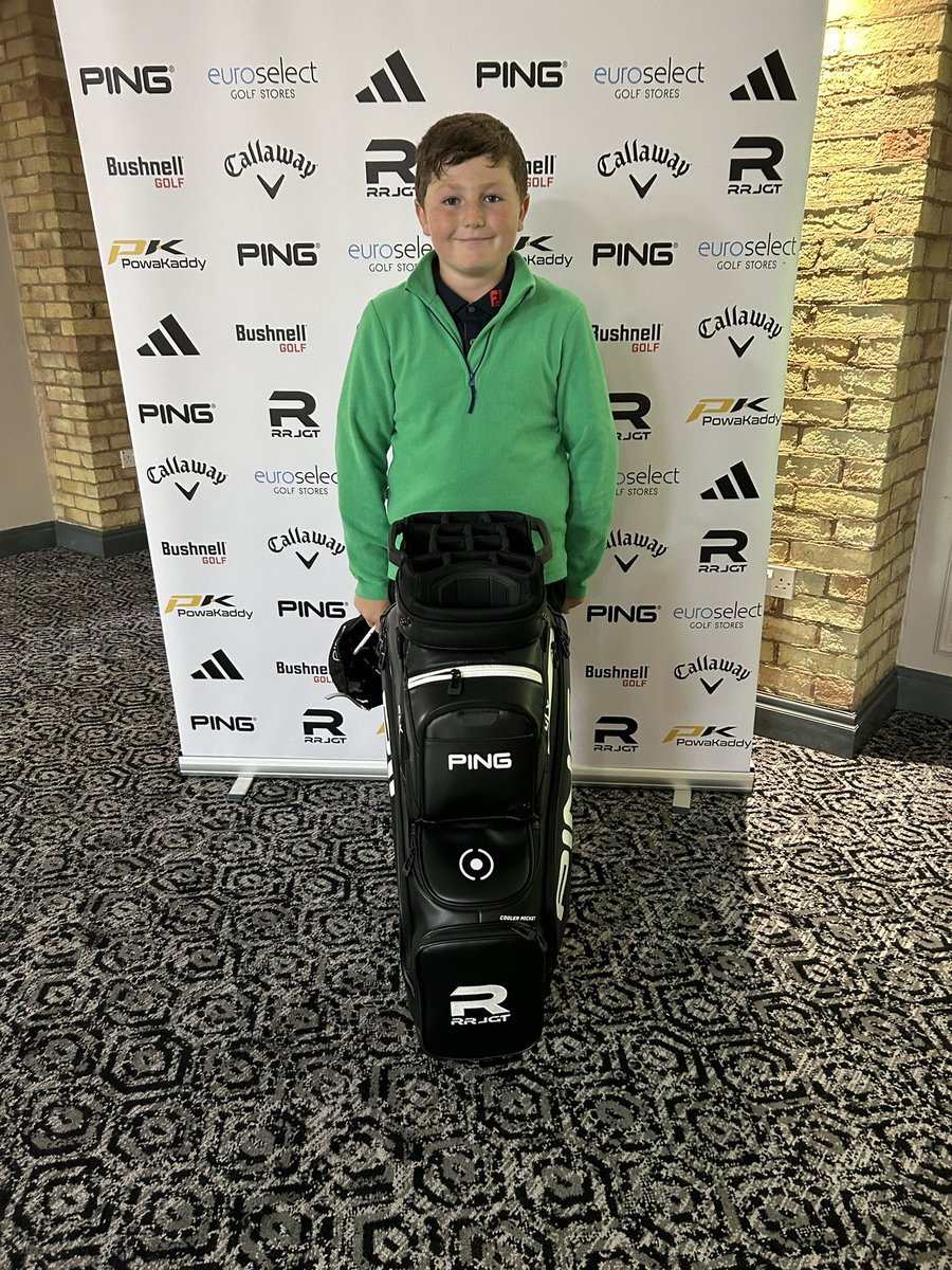 robrockgolftour's tweet photo. Our @PINGTourEurope Major Winners! U18 Boys Gross Jack Farley, U14 Boys Gross Carl Daniel Agapito, U18 Girls Gross @Meganbishopgolf U12 Boys Gross Luke Edis well done guys 🙌 huge thanks @PINGTourEurope for the amazing prizes https://t.co/MIriWc9TYG