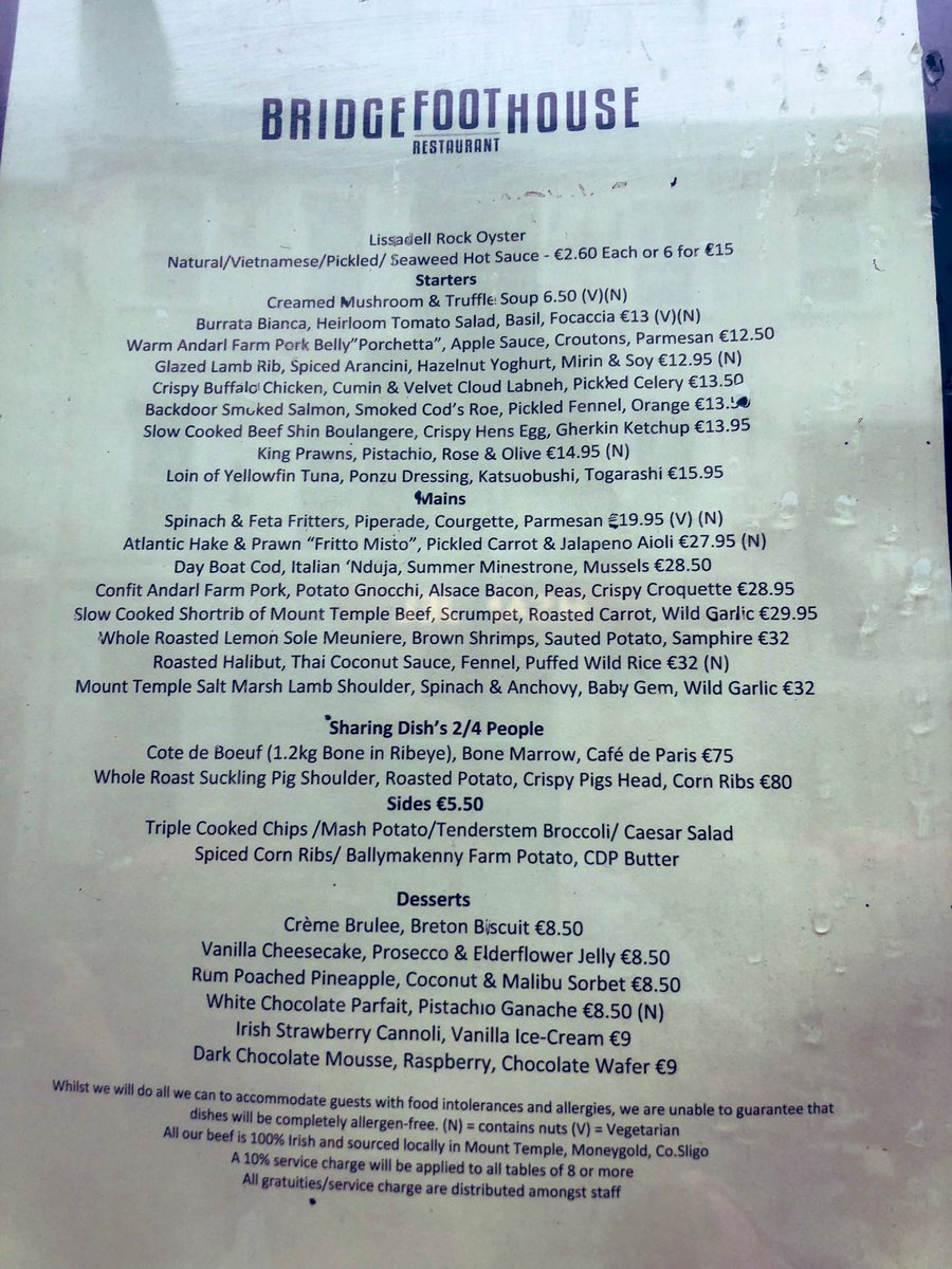 What a wonderful few days exploring #wildatlanticway and my first visit to beautiful #Donegal 

Great friends and superb food <a href="/Bridgefoothouse/">Bridgefoot House Sligo</a> in Sligo 

<a href="/ReluctantF00die/">The Reluctant Foodie</a> your hospitality is legendary and your map reading is much better than mine ,