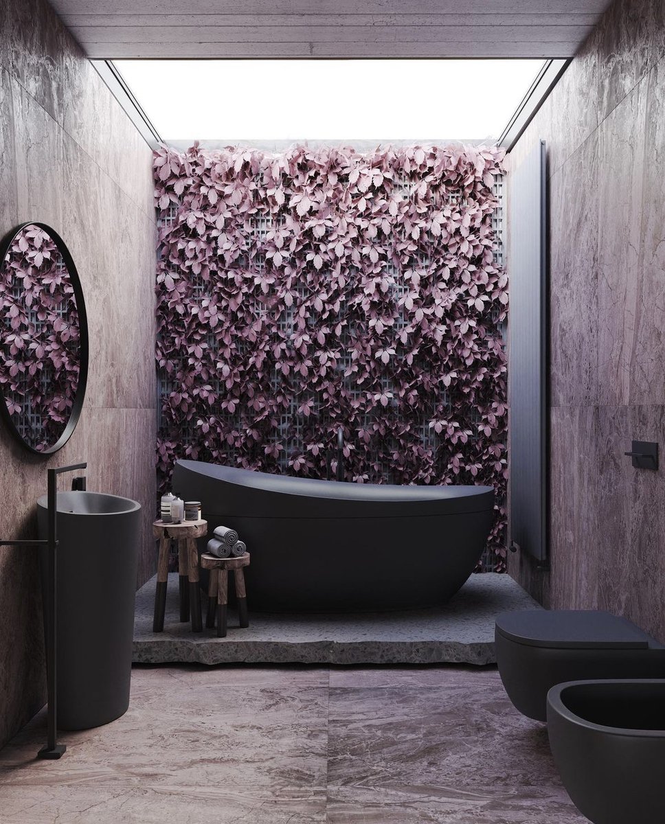HOUSEPORN___'s tweet photo. Stunning bathroom. https://t.co/NbiDkkcq8P