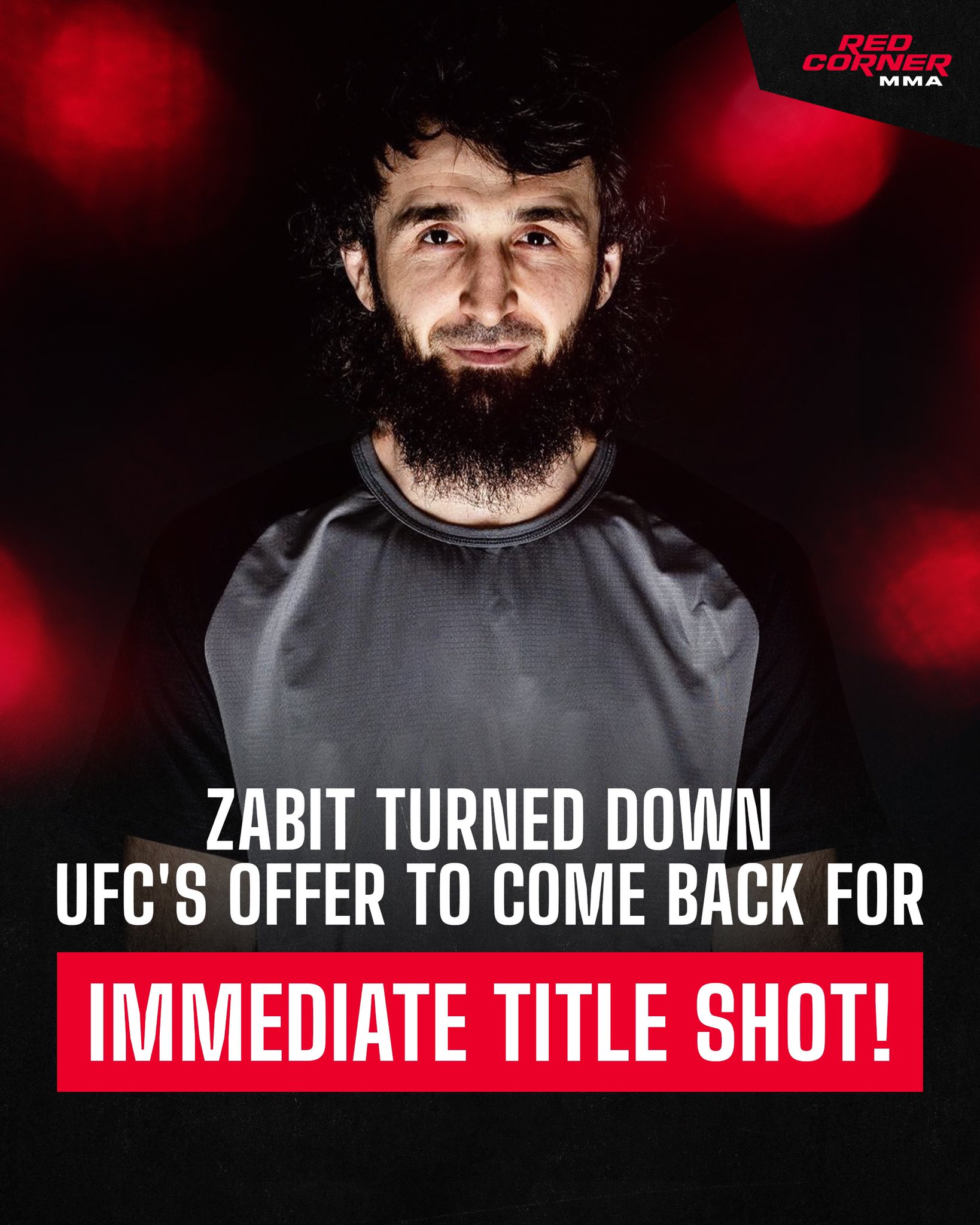 Red Corner MMA on Twitter "We had a chance to see Zabit in a title