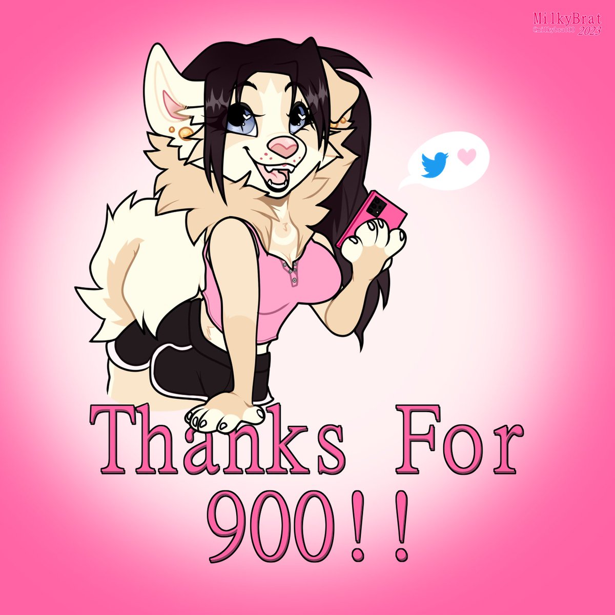 _miniboos's tweet photo. We hit 900! 💞🫶🏻
Thank you all SO much 💓 

♡ There will be a free art chance when we are closer to or hit 1K so look out for that!

I haven't been too active over here but I think we have to change that! 💞💞💞 https://t.co/RW7jn4YvDA