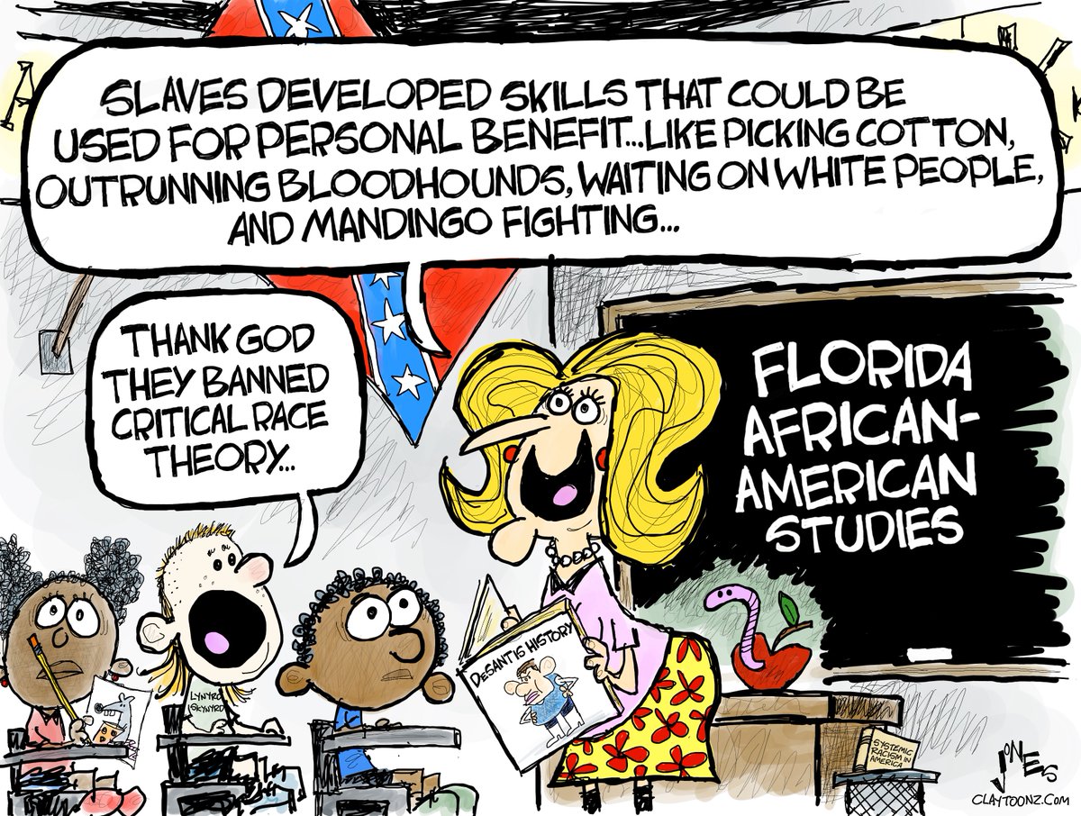 Floriduh and DuhSantis are teaching students that slavery taught African-Americans skills used for their 'personal benefit.' #RonDeSantis #Florida #FloridaHistory #BlackHistory #AfricanAmericanStudies #CriticalRaceTheory #Slavery #SystemicRacism #WhitePrivilege