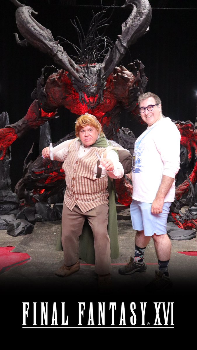 Roxephon's tweet photo. "Come to me, Ifrit!" Bonkers scale, folks! #ifritontour @finalfantasyxvi https://t.co/3myI6Z0QDw