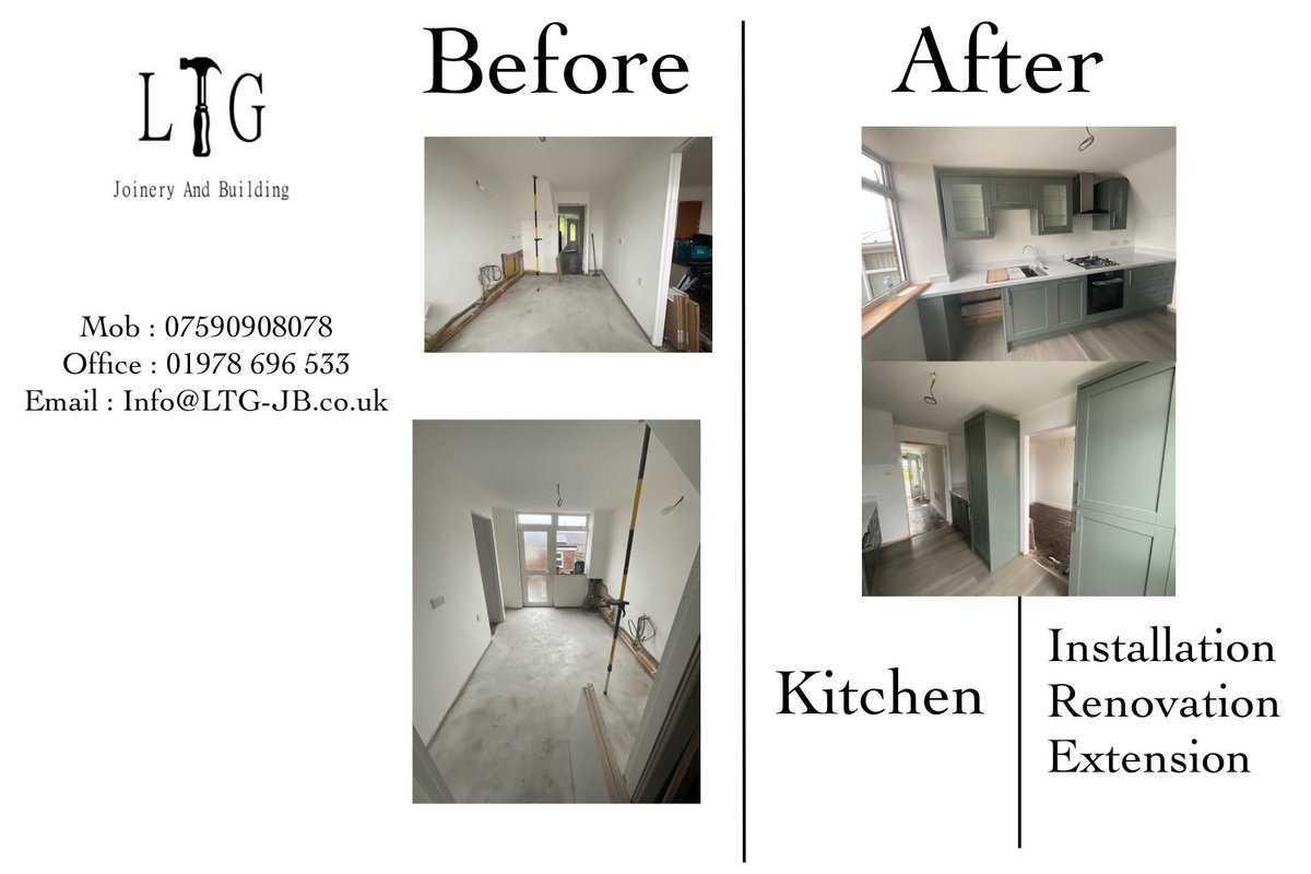 Little Wrexham kitchen install this week #wrexham #northwales #kitchen #installation #renovation #extension