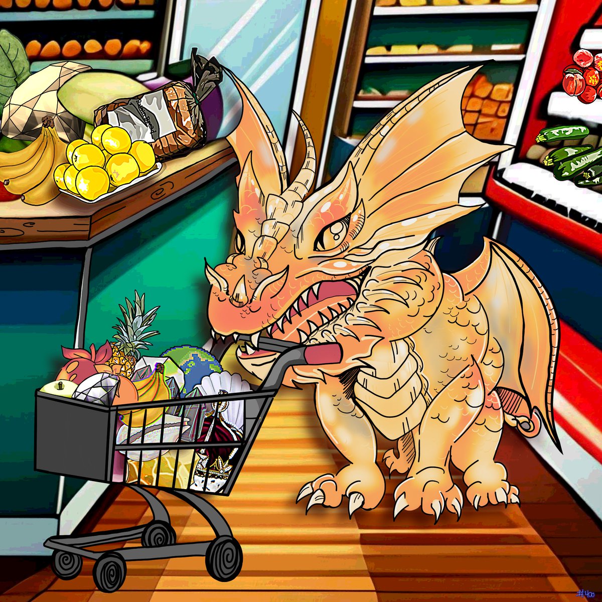 DiamondHand Dragon NFT tweet media