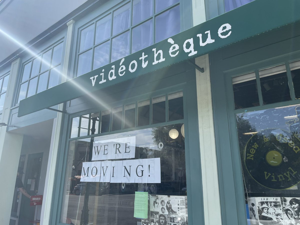 conor_holt's tweet photo. Vidéothèque is moving! The packing has already begun, but you can still rent movies. Support this amazing video store! #SaveTheVideoStore https://t.co/3IxFFaHDJg