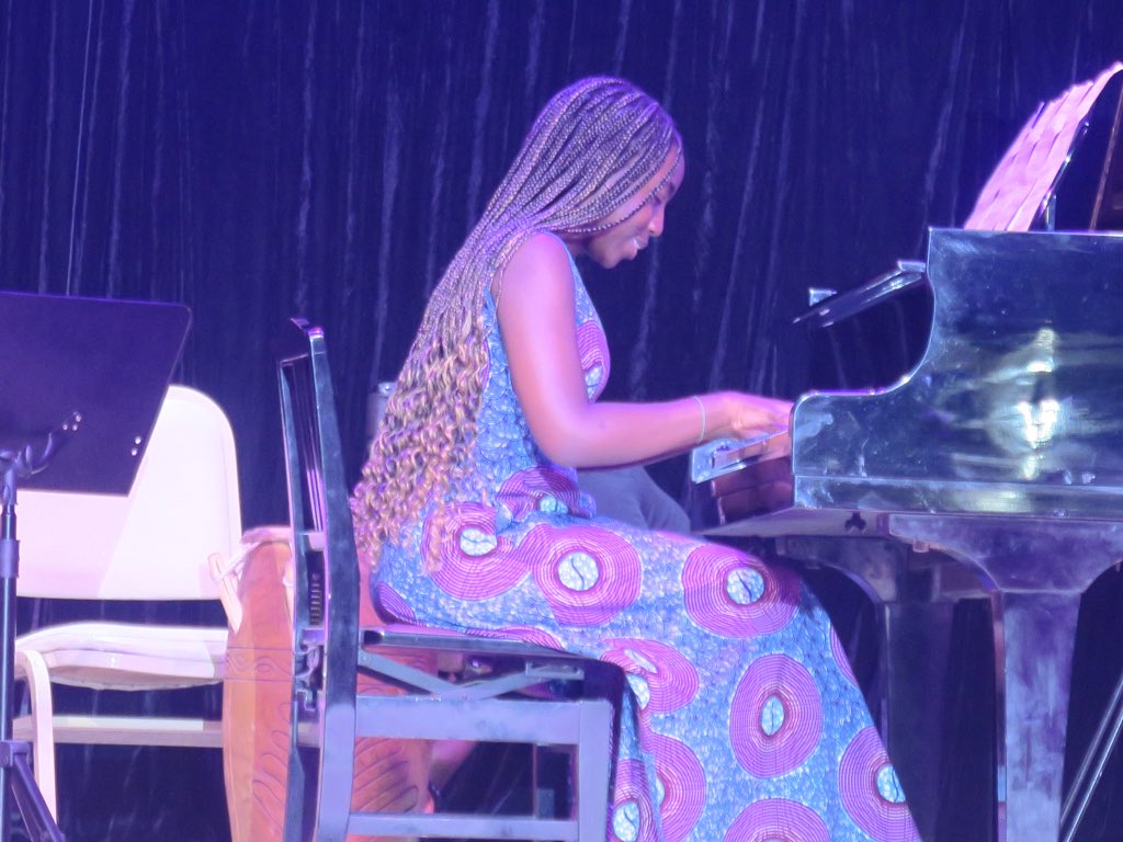 thehudgroup's tweet photo. πΆ Embracing Grandpa's Musical Legacy πΆ
Aseye and Kafui Eleblu's enchanting musical prowess beautifully carries on the heritage of their great-grandfather, Prof. J. H. Kwabena Nketia, the renowned Ghanaian ethnomusicologist and composer. πΉπ»β¨
#TheHuDGroup
#HopeAliveConcert https://t.co/TQCXXRuvAC