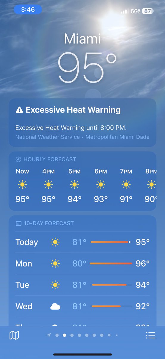 YuriyATL's tweet photo. This #Miami heat and humidity have been no joke this weekend.😬#RLMiami https://t.co/vXnfisJORh