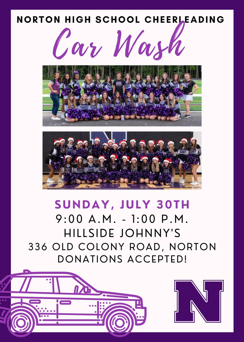 Come support NHS Cheerleading one week from today at Hillside Johnny’s!

Cash and Venmo donations are greatly appreciated and all money raised will help offset upcoming costs for our new uniforms, practice uniforms, tumbling, senior gifts, banquets, and much more! THANK YOU! 💜