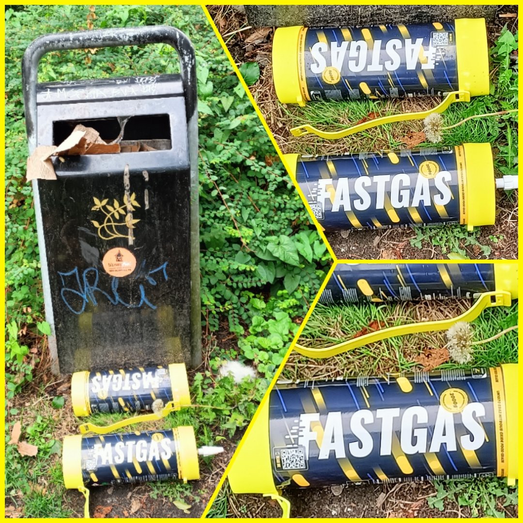 BPTOudRijswijk's tweet image. #Gelachen? 🤔| wellicht maar gezien de achtergelaten rommel is het niet om te lachen.  Cilinders verzameld en melding gemaakt in de #MijnGemeenteApp 🤳🏻 onder nr. 73997 voor verder afhandeling. 

#fastgas #lachgas 
#buurtpreventieteam #rijswijk