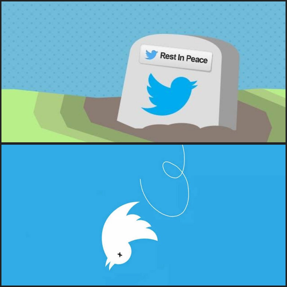 🚨| OFICIALMENTE HOY ES NUESTRO ÚLTIMO DÍA EN TWITTER

Durante más de una década el pájaro azul de Twitter () ha simbolizado perfectamente la naturaleza de un tweet (pío/piar en español): transmitir información de manera rápida y corta como el sonido de un pájaro. 

Pero hoy…