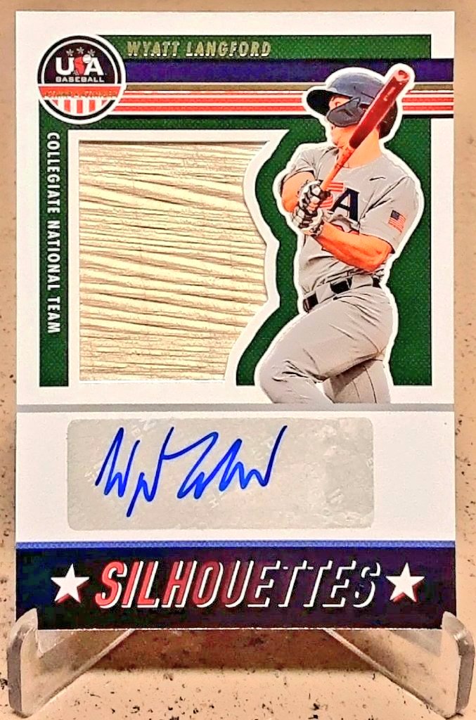 TresorSports's tweet photo. 2023 Panini USA Baseball Stars & Strips WYATT LANGFORD Silhouettes Bat Autograph #/49
$129.99 OBO
CALL βοΈ TEXT OR DM π©
#baseballcards #Panini #thehobby #Baseball #sportscards #whodoyoucollect #TradingCards #GatorsBB #Rangers #MLBPipeline #TheAthleticMLB #sportscardsforsale https://t.co/DTEp4xWxCe