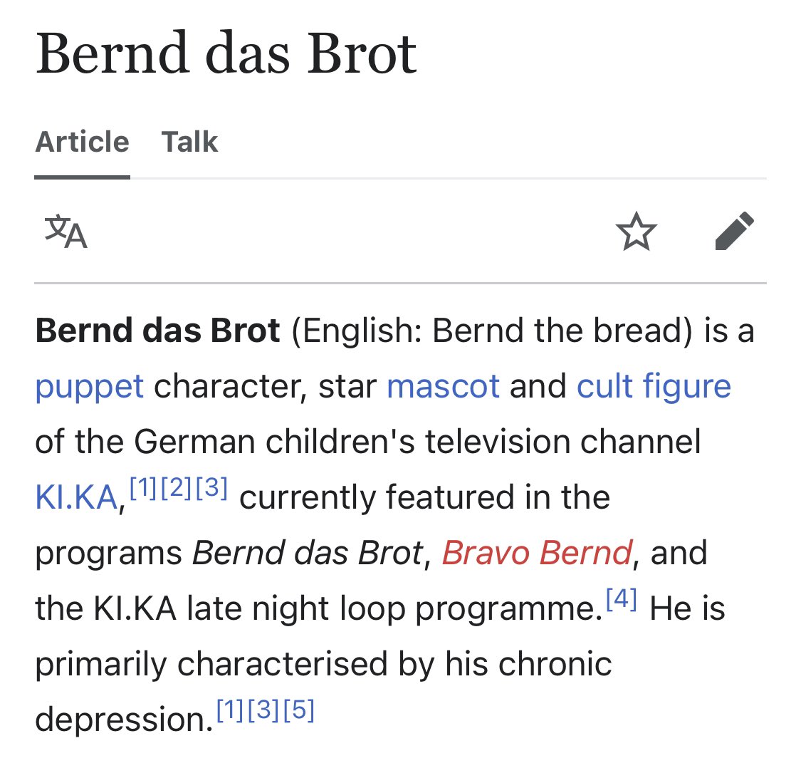 I have been in Germany a week and somehow I am only now learning that this country has a beloved children’s character that is a clinically depressed piece of bread — in space.