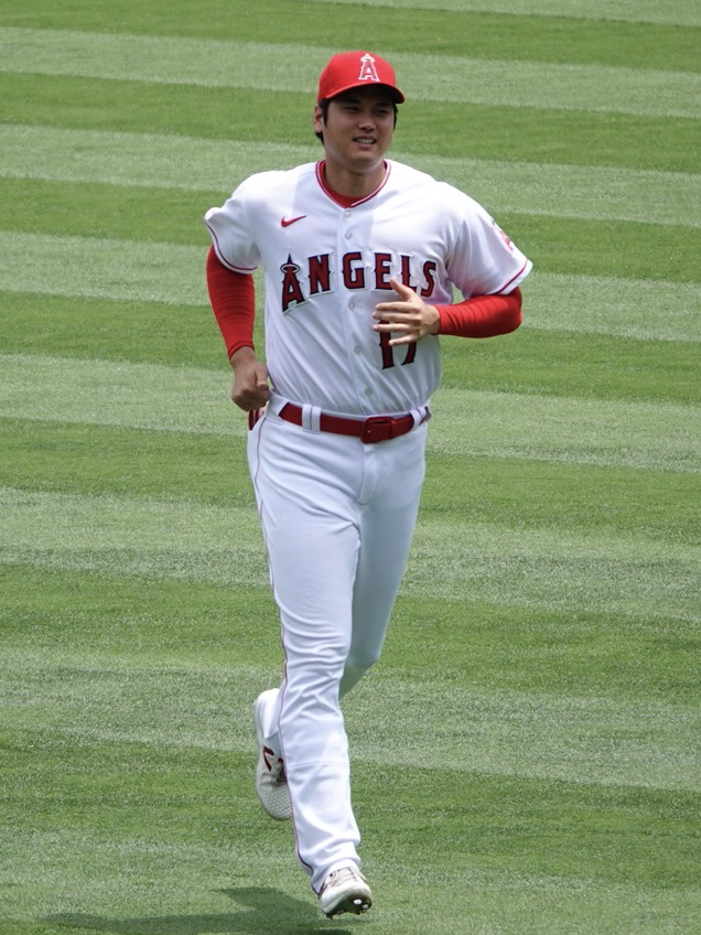 大谷翔平選手　エンジェルス エンゼルス #大谷翔平 選手⚾️ 7月の本拠地最終戦です🔥 ウォーム