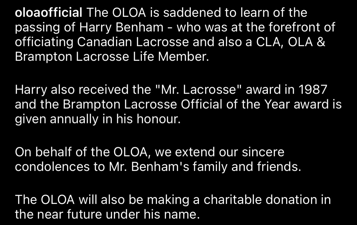 OLOAofficial's tweet photo. Please see our statement below regarding the passing of Mr. Harry Benham. https://t.co/Cqf6cfI61j