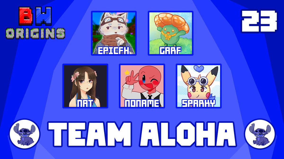 What is that monstrosity? What you see before you is the first of a new species. I call it...

📢 Introducing <a href="/EpicFH_/">EpicFH</a> <a href="/MasterGarf/">Garf</a> <a href="/natcrackers/">natcrackers</a> <a href="/Noname4297/">Noname</a> @TheSaltyPika on Team Aloha! 📢

Watch them welcome a win in Block Wars: Origins 23 on July 29th at 2pm EST!