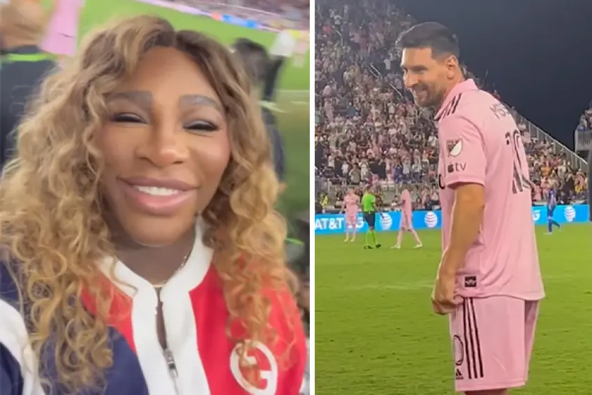 https://t.co/LnzKGNQHHL Serena Williams films Messi's Miami debut and catches Leo's wink pre-scoring: Watch the special moment caught by the American tennis icon. https://t.co/jpPmIrXg3a https://t.co/qpcTyCOPNA