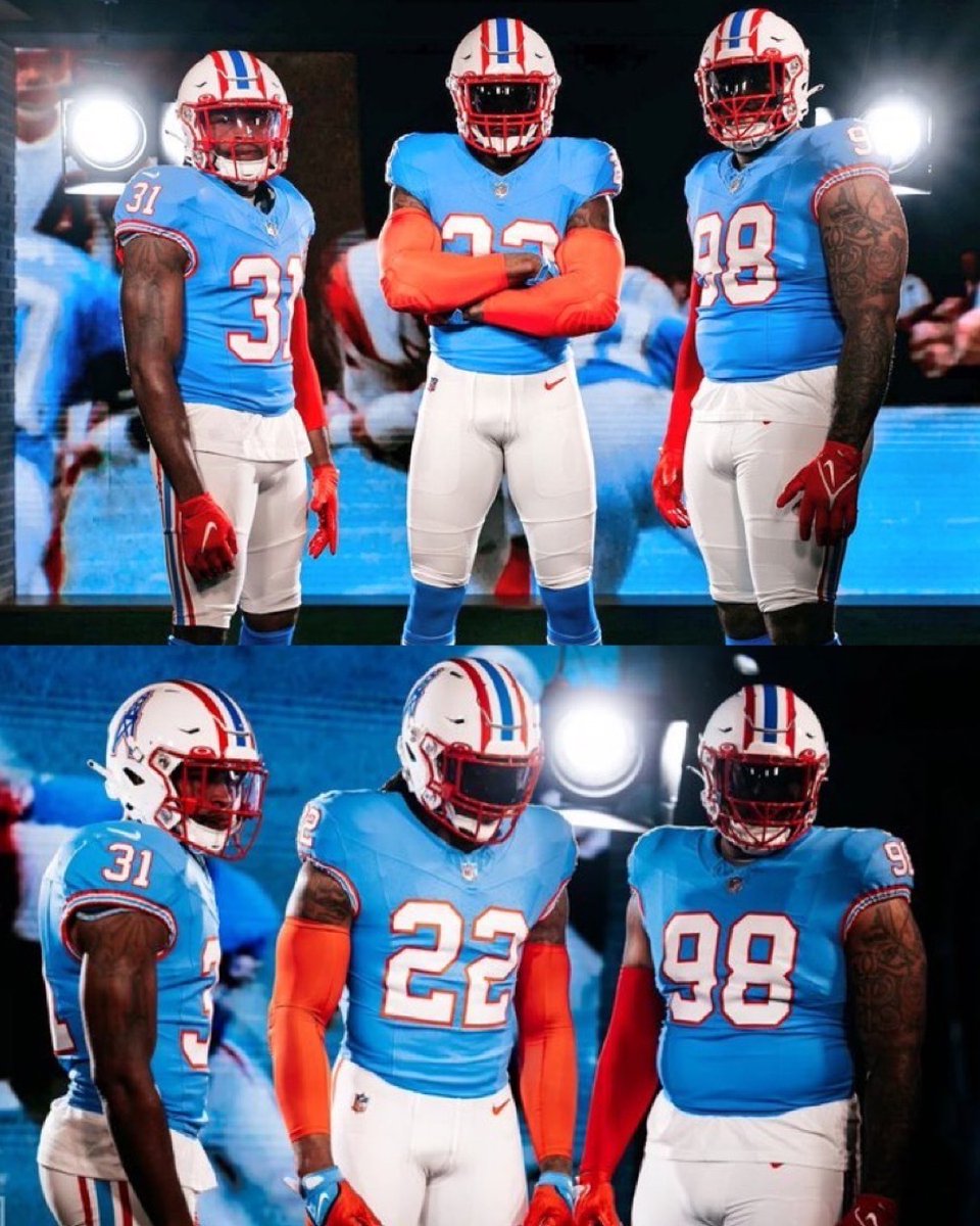 Thoughts on the <a href="/Titans/">Tennessee Titans</a> throwback jerseys? 👀