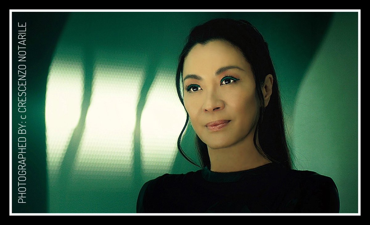 Academy Award Winning Actress, Michelle Yeoh, photographed by yours truly… Love this woman… We called each other ‘Sen-Sei’ on the set… ♥️🎥