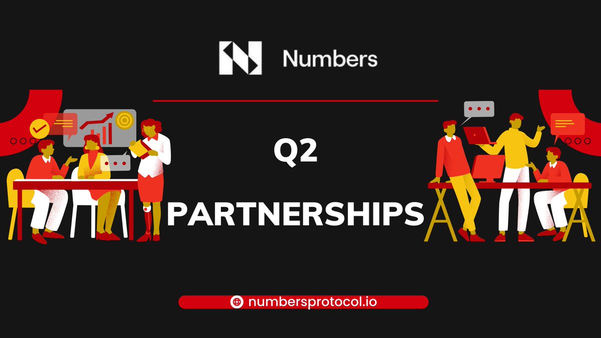 For progress, strategic partnerships are made and @numbersprotocol is known for profitable partnerships with amazing organisations and projects

Let's see the highlights of the Q2 2023 partnerships

#NumArmy #Blockchain
🧵