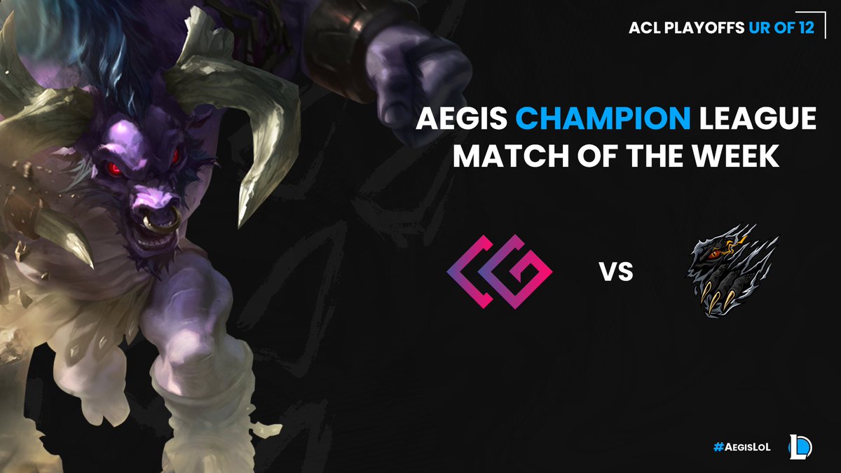 ACL Playoffs kick off with our Upper Round of 12, watch as PIB takes on CGS, in a match to see who continues on in ACL Upper Bracket!

⚔️: Primal Instinct Black v <a href="/CosaGaming/">CosaGaming</a> 
📷:<a href="/GordoCasts/">Gordo</a> <a href="/TdsCasts/">Carlos Toro</a> 
🎥: @Sintamesis 
📺: twitch.tv/aegisesportsgg
