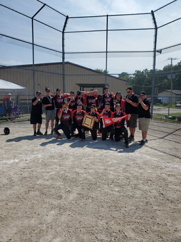 OASASoftball's tweet photo. U17 Provincial B Champions 
Stittsville 56ers https://t.co/Z879GzLALZ