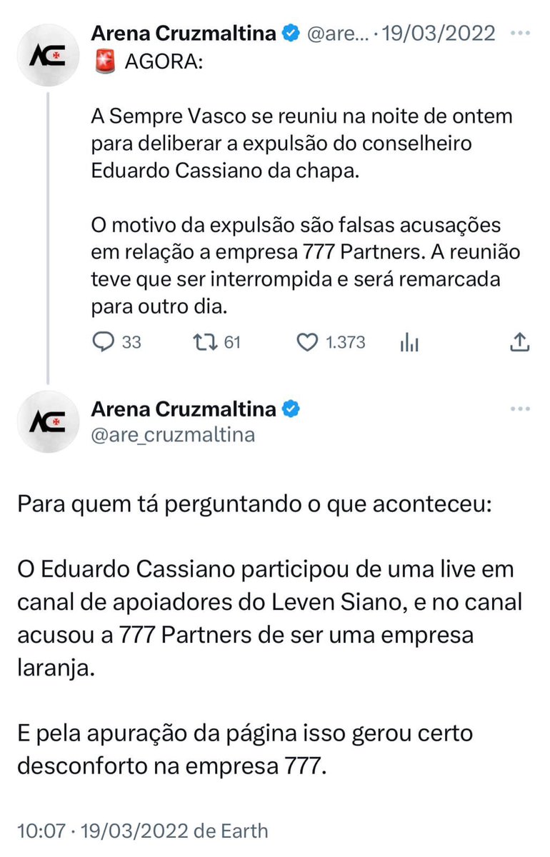 educassiano81's tweet photo. @LeaoErnesto1 @17PedroIvo @crvasco_br Não é não amigo, é discurso de uma pessoa que foi massacrado quando tentou alertar, a ponto de ter quase sido expulso de grupo político! https://t.co/kZ1uJgK7xW